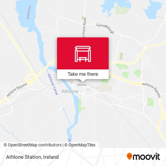 Athlone Station map