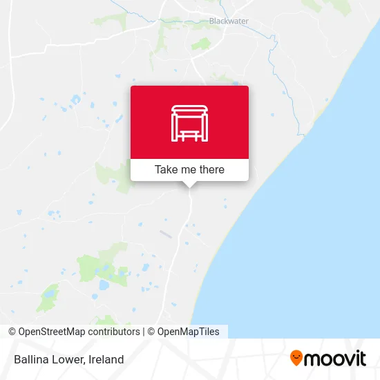 Ballina Lower map