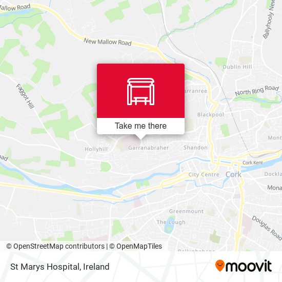 St Marys Hospital map