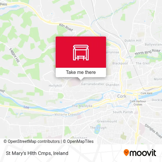 St Mary's Hlth Cmps map