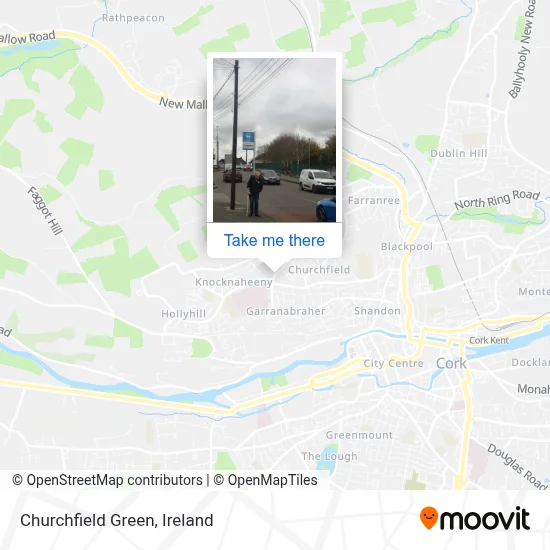 Churchfield Green map