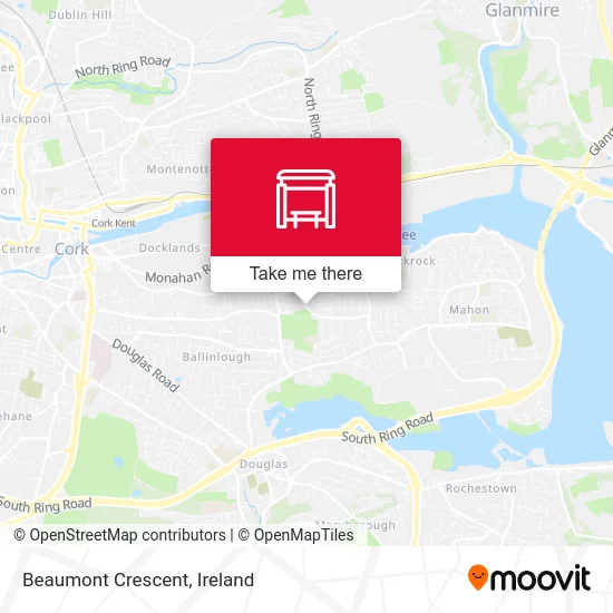 Beaumont Crescent map