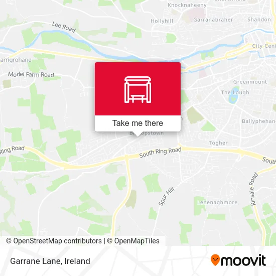 Garrane Lane map