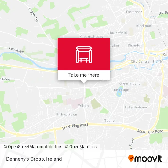 Dennehy's Cross map