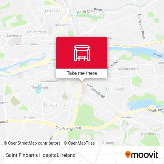 Saint Finbarr's Hospital map