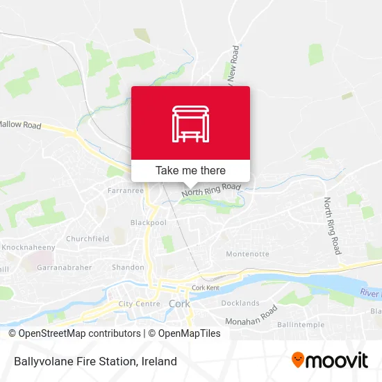 Ballyvolane Fire Station map