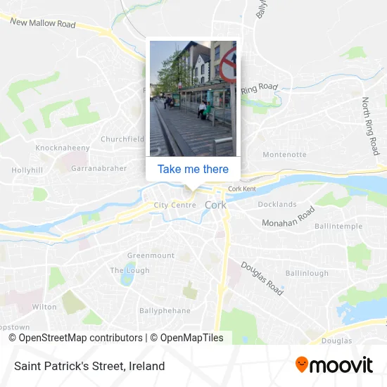 Saint Patrick's Street map