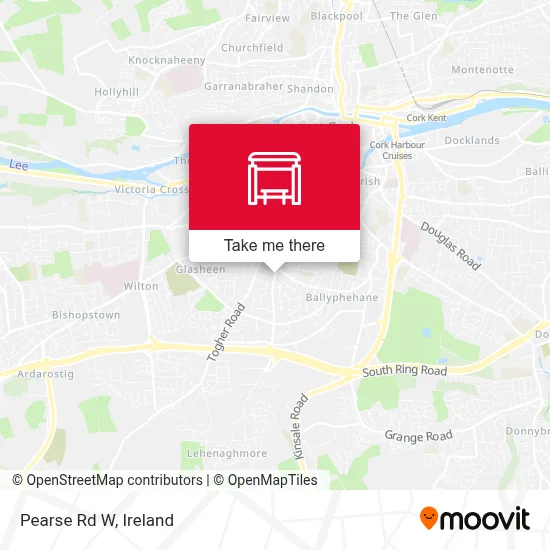 Pearse Rd W map