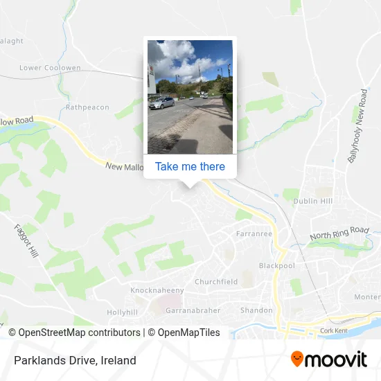 Parklands Drive map