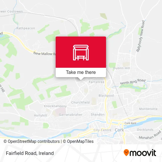 Fairfield Road map