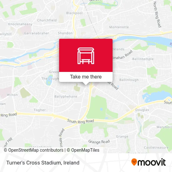 Turner's Cross Stadium map