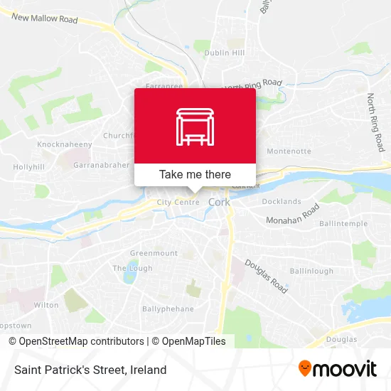 Saint Patrick's Street map