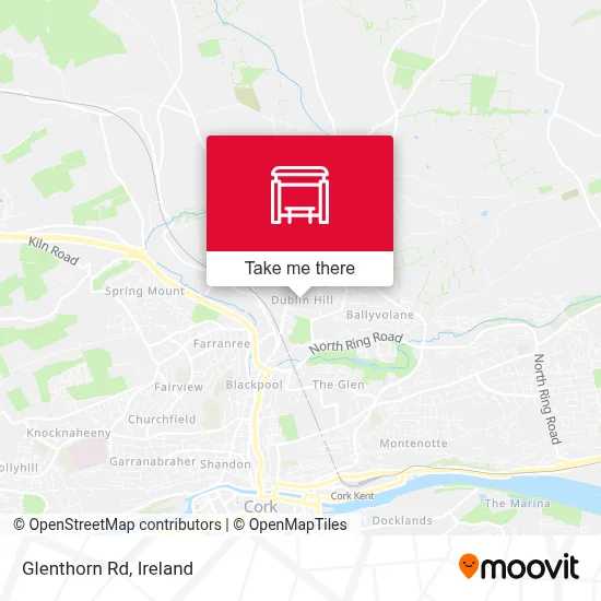 Glenthorn Rd map