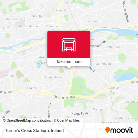 Turner's Cross Stadium map