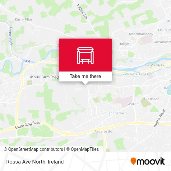 Rossa Ave North map