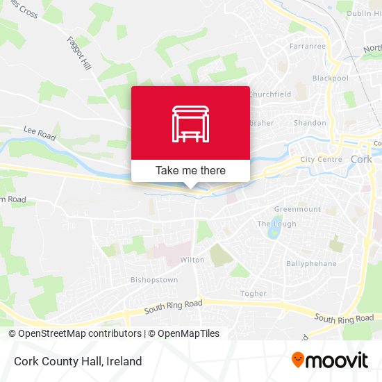 Cork County Hall map