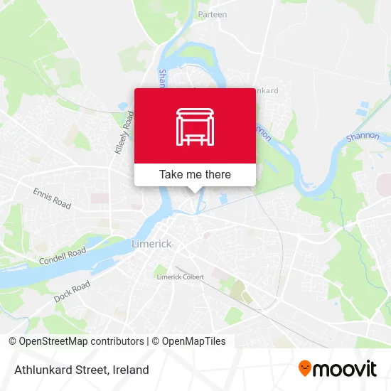 Athlunkard Street map