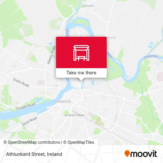 Athlunkard Street map