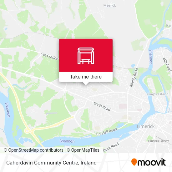 Caherdavin Community Centre map
