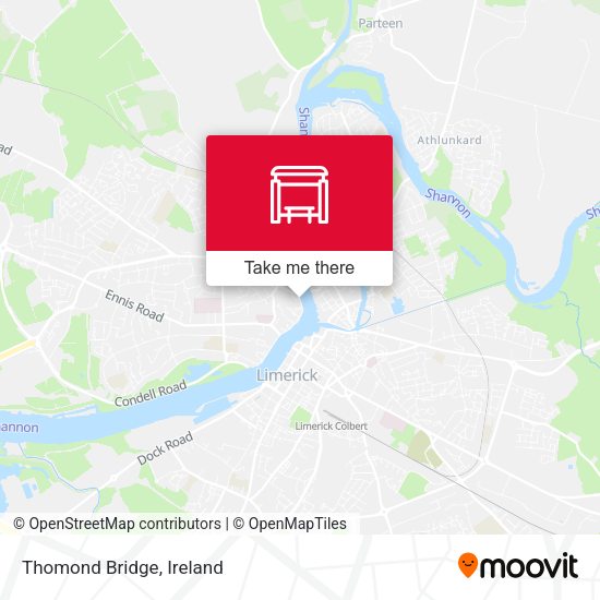 Thomond Bridge map