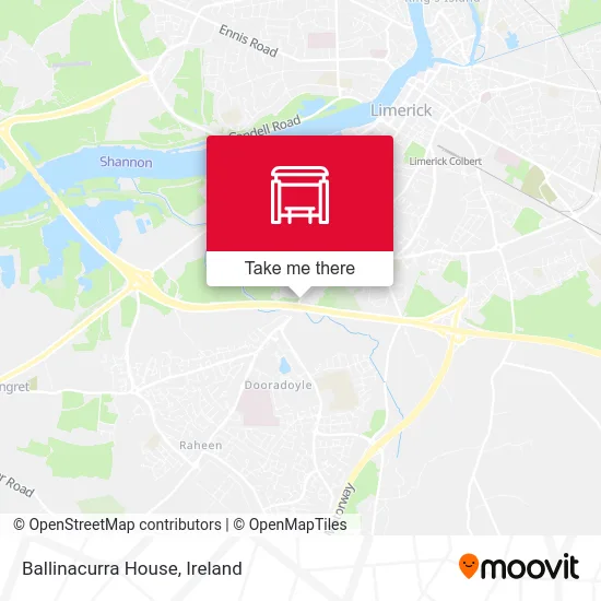Ballinacurra House map
