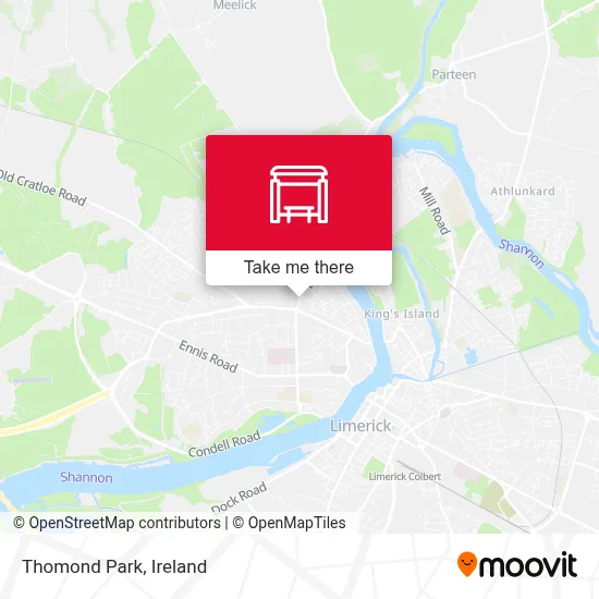 Thomond Park map