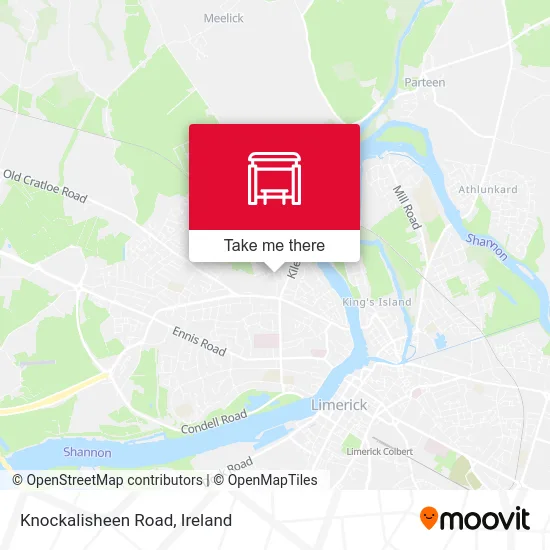 Knockalisheen Road map