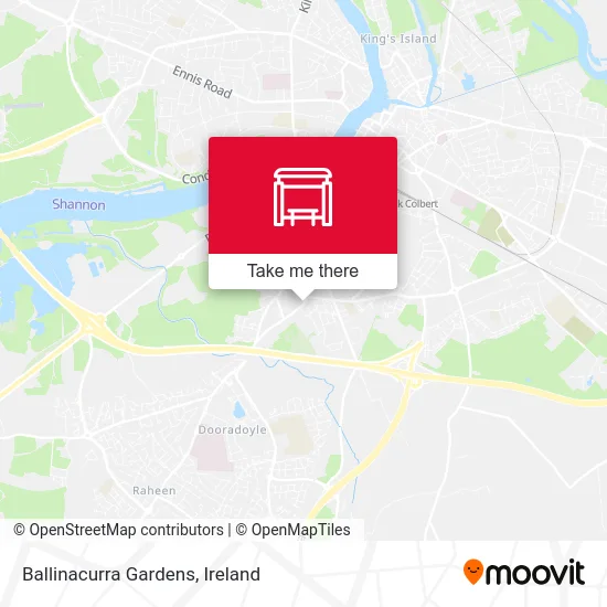 Ballinacurra Gardens map