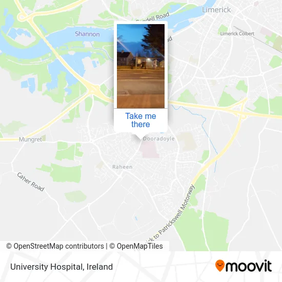 University Hospital map