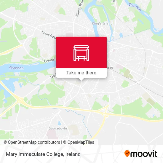 Mary Immaculate College map