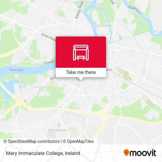 Mary Immaculate College map