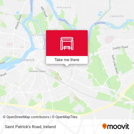 Saint Patrick's Road map