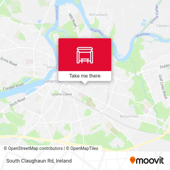 South Claughaun Rd map