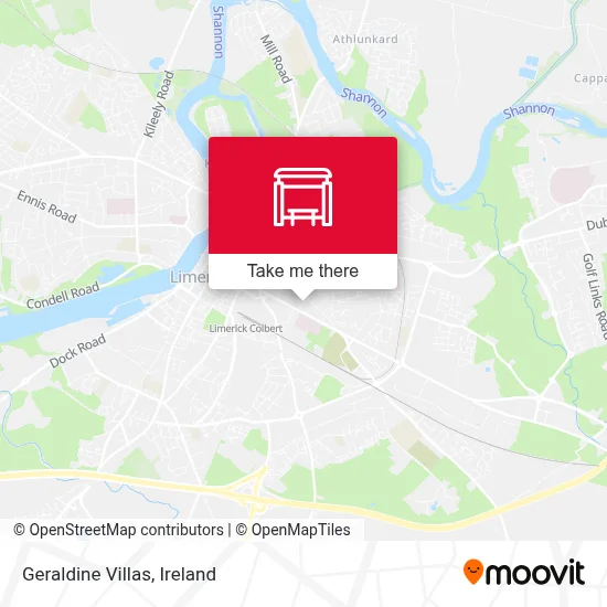 Geraldine Villas map