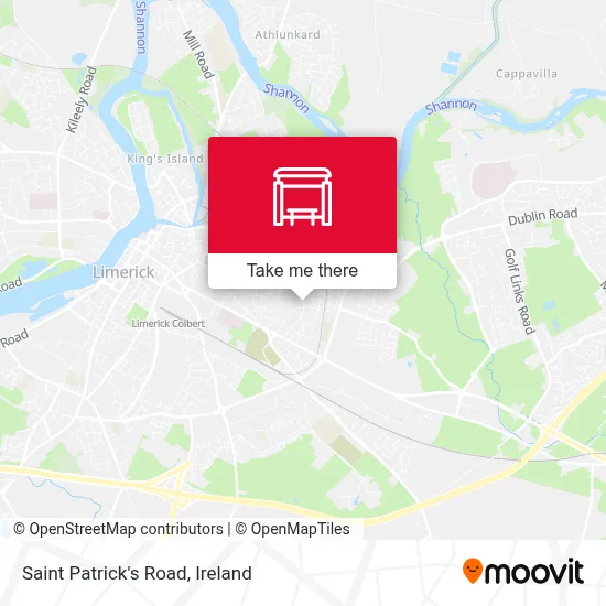 Saint Patrick's Road map