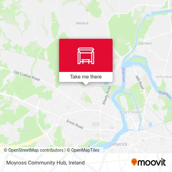 Moyross Community Hub map