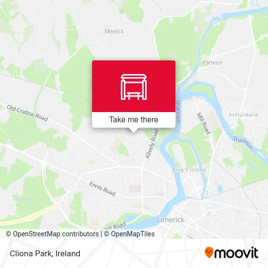 Cliona Park map