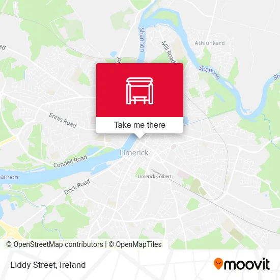 Liddy Street map