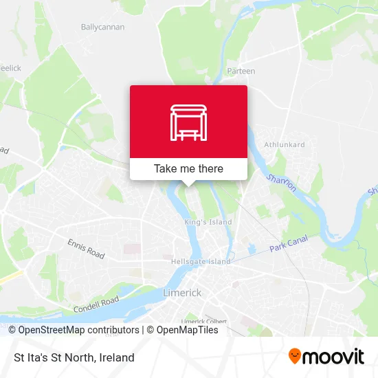 St Ita's St North map