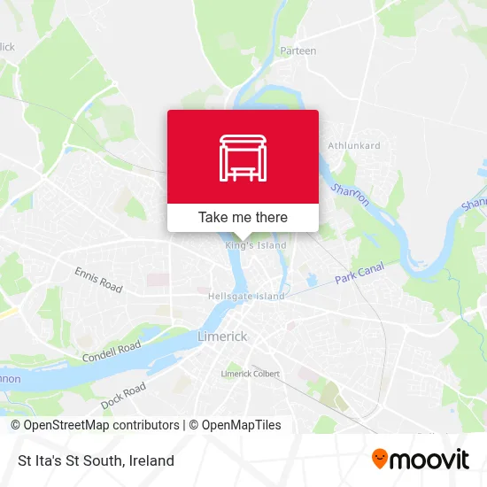 St Ita's St South map