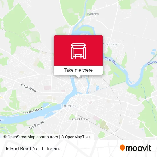 Island Road North map