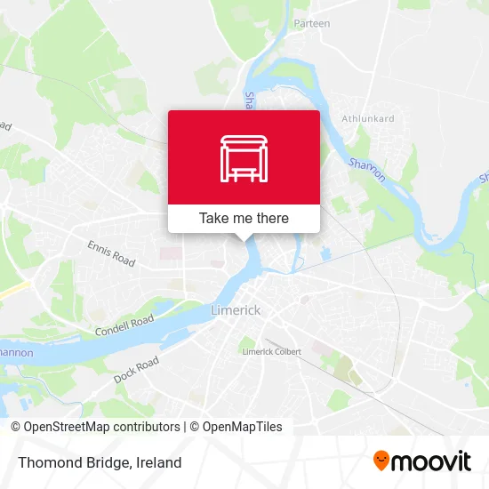 Thomond Bridge map