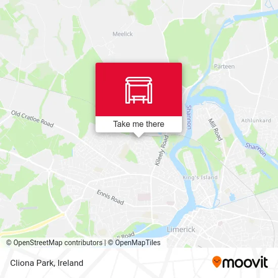 Cliona Park map
