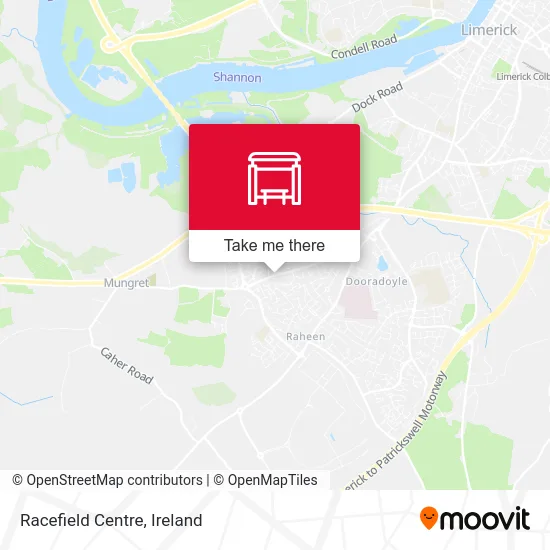 Racefield Centre map