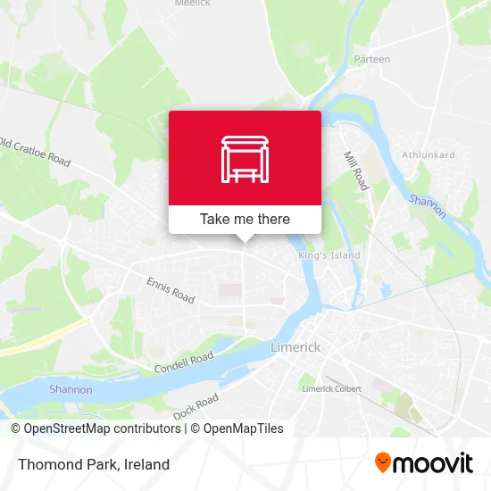 Thomond Park map