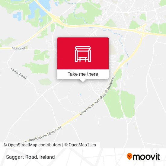 Saggart Road map