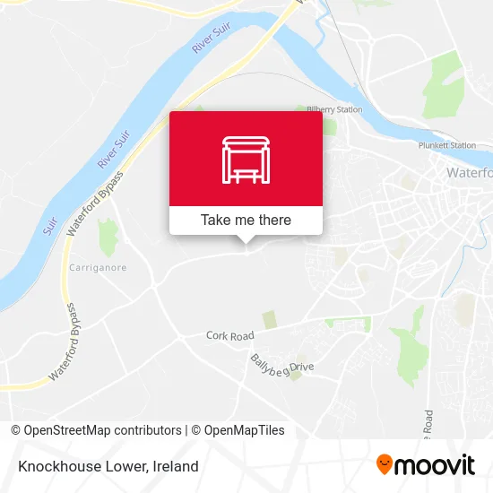 Knockhouse Lower map