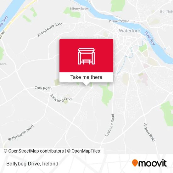 Ballybeg Drive map