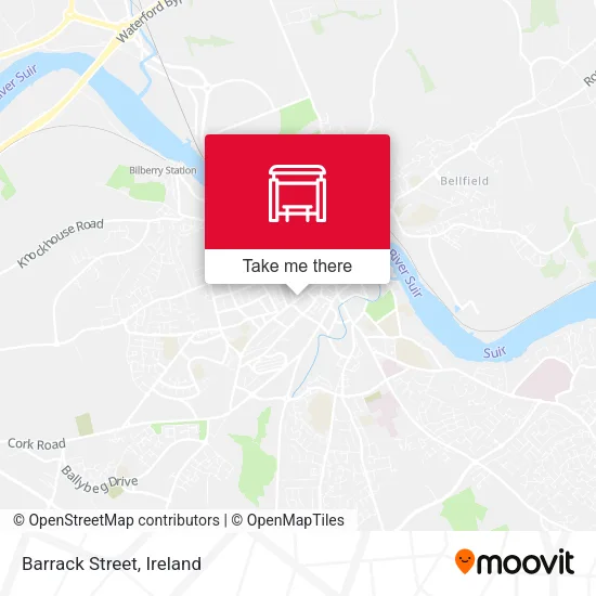 Barrack Street map