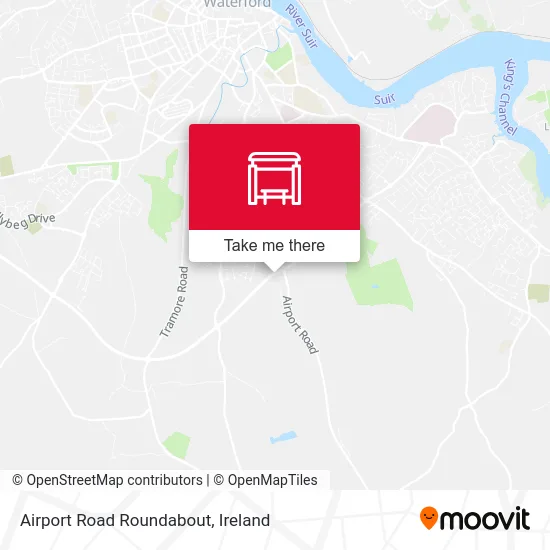 Airport Road Roundabout map